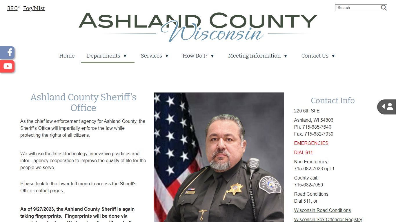 Sheriff - Ashland County, WI